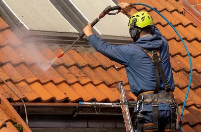 Démoussage et hydrofuge de toiture à Trets